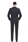Charcoal Classic Fit Men's 2-Piece Suit Set