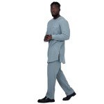 Men's African Stripe Blazer and Pants Set