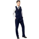 Navy Slim Fit Men's 2-Piece Suit Set