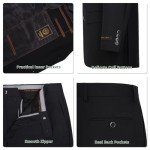 Charcoal Classic Fit Men's 2-Piece Suit Set