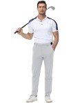 Men's Lightweight Stretch Golf Pants with Pockets