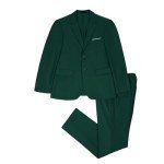 Dark Green Slim Fit 2-Piece Men's Suit Set