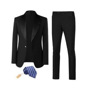 Men's 2-Piece Slim Fit Tuxedo Suit Set