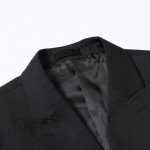 Cloudstyle Men's Slim Fit Double-Breasted Suit Set