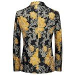 Men's Floral Dinner Suit Jacket & Pants Set