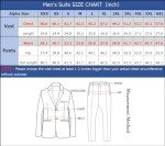 Slim Fit 2-Piece Men's Suit Set - Silver Grey