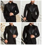 Men's 2-Piece Slim Fit Tuxedo Suit Set