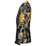 Men's Floral Dinner Suit Jacket & Pants Set