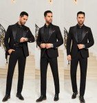 Men's 2-Piece Slim Fit Tuxedo Suit Set