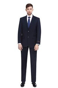 Men's 2-Piece Classic Fit Navy Suit Set