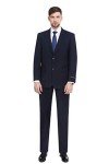 Men's 2-Piece Classic Fit Navy Suit Set