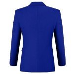 Royal Blue Slim Fit Men's Suit Set