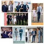 Red Slim Fit 3-Piece Suit Set for Men