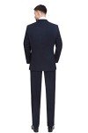 Men's 2-Piece Classic Fit Navy Suit Set