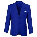 Royal Blue Slim Fit Men's Suit Set