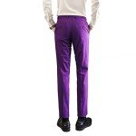 Purple Slim Fit 2-Piece Men's Suit Set