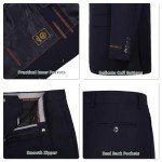 Men's 2-Piece Classic Fit Navy Suit Set