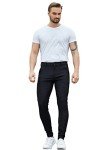 Men's Slim Fit Stretch Chinos - Black Pants