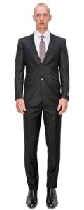 Men’s Slim Fit Suit Set - 2 Piece Black
