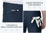 Men's Stretch Lightweight Waterproof Golf Pants - Navy