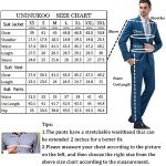 Royal Blue Men's 3-Piece Slim Fit Suit