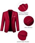 Slim Fit Light Burgundy Men's Suit for Weddings