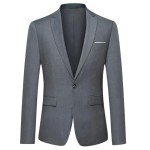 Cloudstyle Men's Slim Fit 2-Piece Dress Suit