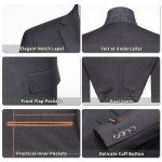 Men's 2-Piece Classic Fit Suit Set - Grey