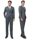 Cloudstyle Men's Slim Fit 2-Piece Dress Suit
