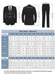 Men's Slim Fit 2-Piece Black Suit Set