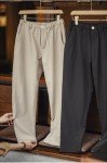 Slim Fit Beige Dress Pants for Men 42W x 30L