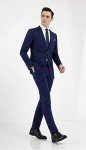 Yanlu Slim Fit Men's 3-Piece Wedding Suit