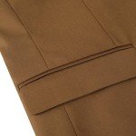 Slim Fit 2-Piece Men's Suit in Dark Coffee