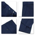 Men's Navy Slim Fit 2-Piece Suit Set