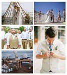 Aowdoy Men's Casual Slim Fit Linen Suit Set