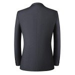 Men's Slim Fit 3-Piece Suit in Dark Grey