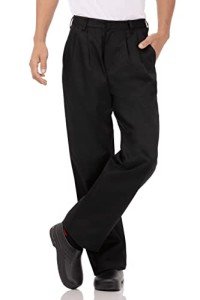 Chef Works Men's Classic Black Dress Pants, 48W