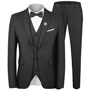 MAGE MALE Slim Fit 3-Piece Men's Suit Set