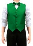 Retreez Men's Solid Color Woven Suit Vest Set