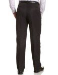 Haggar Men's Black Dress Pants with Expandable Waistband