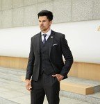 MAGE MALE Slim Fit 3-Piece Men's Suit Set