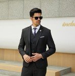 MAGE MALE Slim Fit 3-Piece Men's Suit Set
