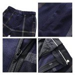 Men's Blue Plaid 3-Piece Suit Set - X-Large