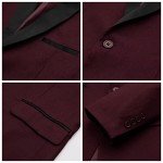 Wine Red Slim Fit 3-Piece Men’s Suit