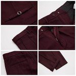 Wine Red Slim Fit 3-Piece Men’s Suit