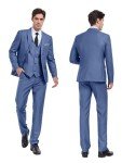Men's 3-Piece Suit Set for Weddings and Proms