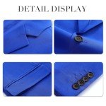 Royal Blue 3-Piece Men's Dress Suit Set