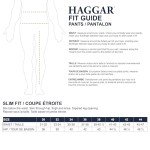 Haggar Men's Slim Fit Dress Pants - Black 36x30