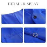 Royal Blue 3-Piece Men's Dress Suit Set