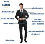 Men's 3-Piece Suit Set for Weddings and Proms
